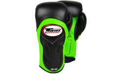 Боксерские перчатки Twins Special BGVL6 green black 10 oz