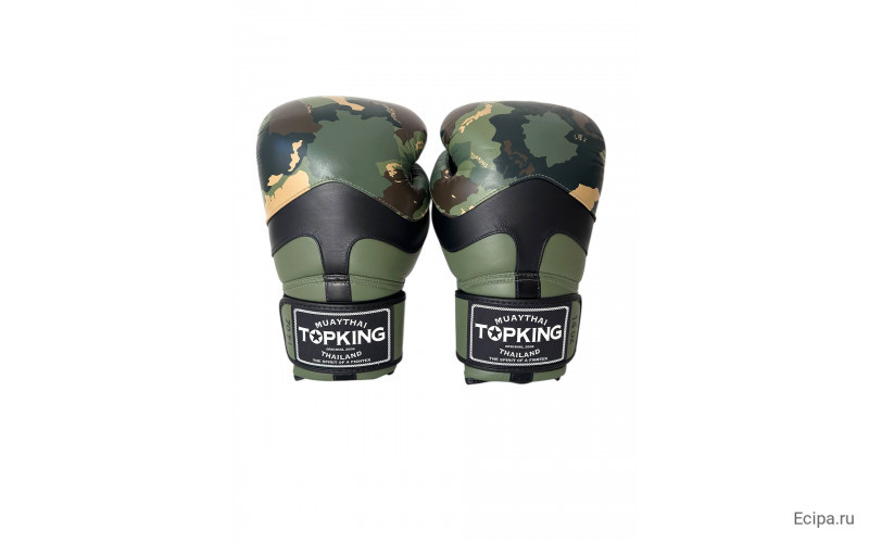 Боксёрские перчатки TKB CAMOUFLAGE green 12 oz