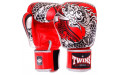 Боксерские перчатки Twins Special FBGVL3-52 Dragon red silver 16 oz