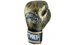 Боксерские перчатки TKB Snake Black Gold 10 oz
