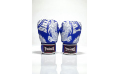Боксерские перчатки TWINS Special FBGVL3-49 blue-white 10 oz Боксерские перчатки TWINS Special FBGVL3-49 blue-white 10 oz