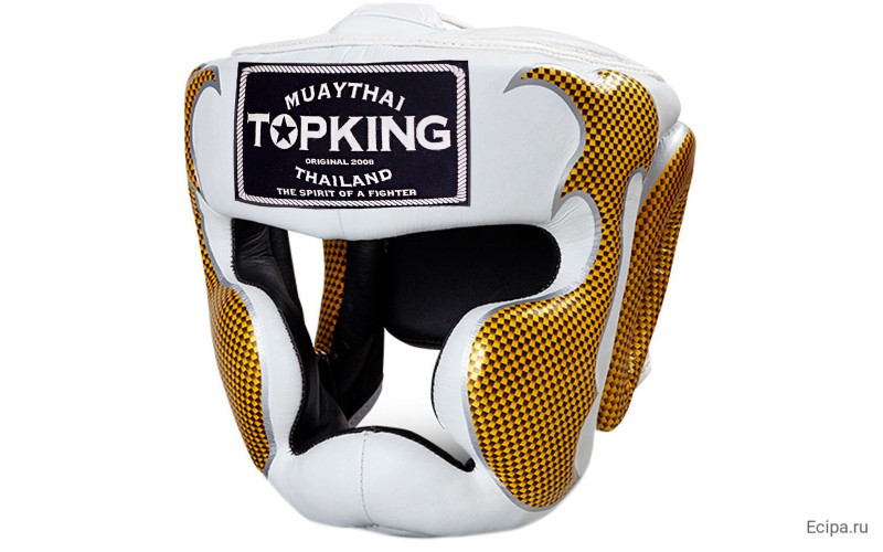 Боксерий шлем TKHGEM-01 white gold - M