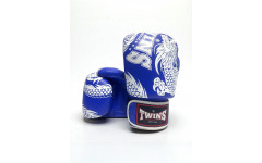 Боксерские перчатки TWINS Special FBGVL3-49 blue-white 16 oz Боксерские перчатки TWINS Special FBGVL3-49 blue-white 16 oz