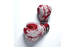 Боксерские перчатки TWINS Special FBGVL3-49 red white 10 oz Боксерские перчатки TWINS Special FBGVL3-49 red white 10 oz