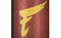 Боксерский мешок Fairtex HB6PY Red (gold silk screen) Banana Bag (БЕЗ НАПОЛНЕНИЯ)