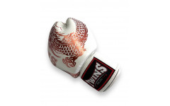 Боксерские перчатки TWINS Special FBGVL3-49 white brown 10 oz Боксерские перчатки TWINS Special FBGVL3-49 white brown 10 oz