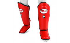 Защита голени Twins SGL10 red L