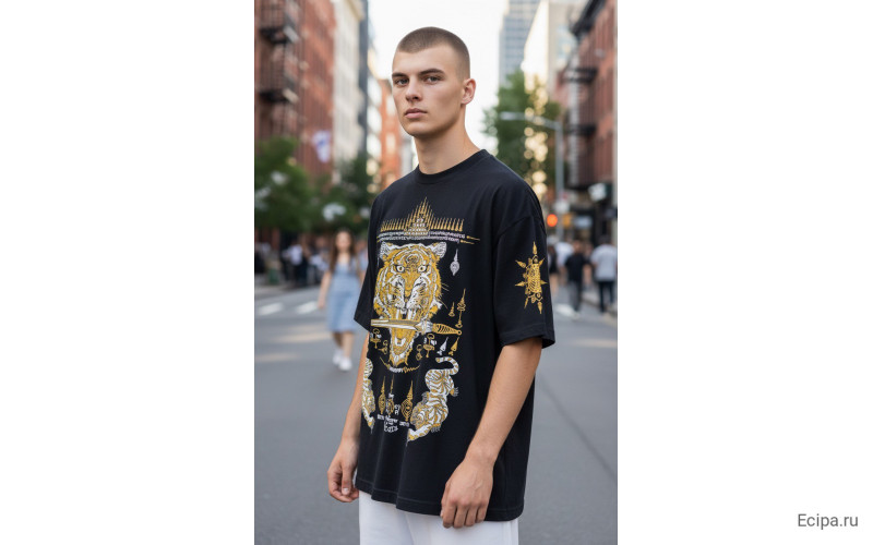 Футболка Тайский бокс Gold Tiger S