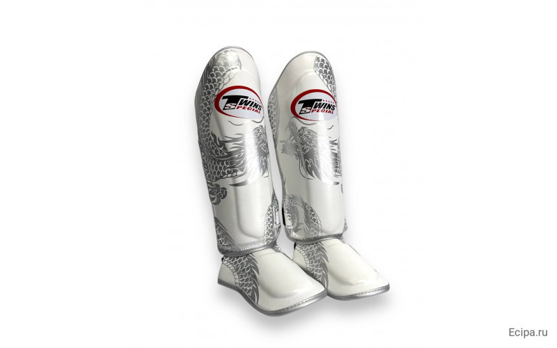 Защита голени Twins Special FSGL10-49 white silver - L
