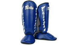 Защита голени Fairtex SP7 blue XL