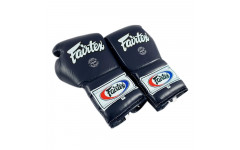 Перчатки боксерские на шнурке Fairtex BGL7 blue 14 oz
