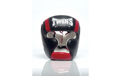 Шлем боксерский Twins Special HGL11 black red L