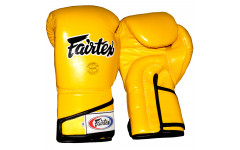 Боксерские перчатки Fairtex BGV6 yellow 12 oz