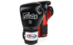 Боксерские перчатки Fairtex BGV9 black red 12 oz