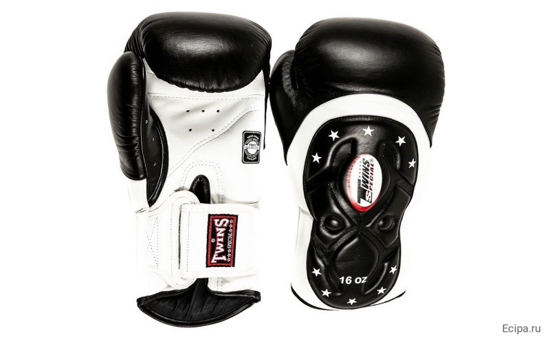 Боксерские перчатки Twins BGVL6 MK white black 12 oz