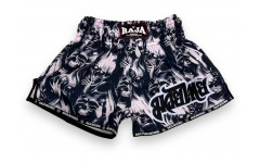 Шорты для бокса Raja Boxing Skullz pink M Шорты для бокса Raja Boxing Skullz pink M