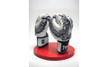 Боксерские перчатки TWINS FBGVL3-49 white black 14 oz