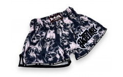 Шорты для бокса Raja Boxing Skullz pink 2XL Шорты для бокса Raja Boxing Skullz pink 2XL