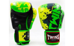Боксерские перчатки Twins FBGVL3-61 green 10 oz Боксерские перчатки Twins FBGVL3-61 green 10 oz