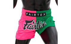 Шорты для бокса Fairtex BS1911 (розовый-зеленый) M