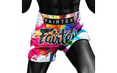 Шорты для бокса Fairtex BS1939 Funcy Soul white - M