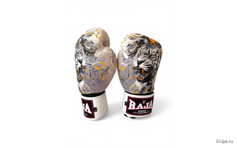 Боксёрские перчатки Raja White Tiger 12 oz