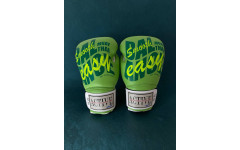 Боксёрские перчатки TKB ACTIVE MUAYTHAI green 10 oz