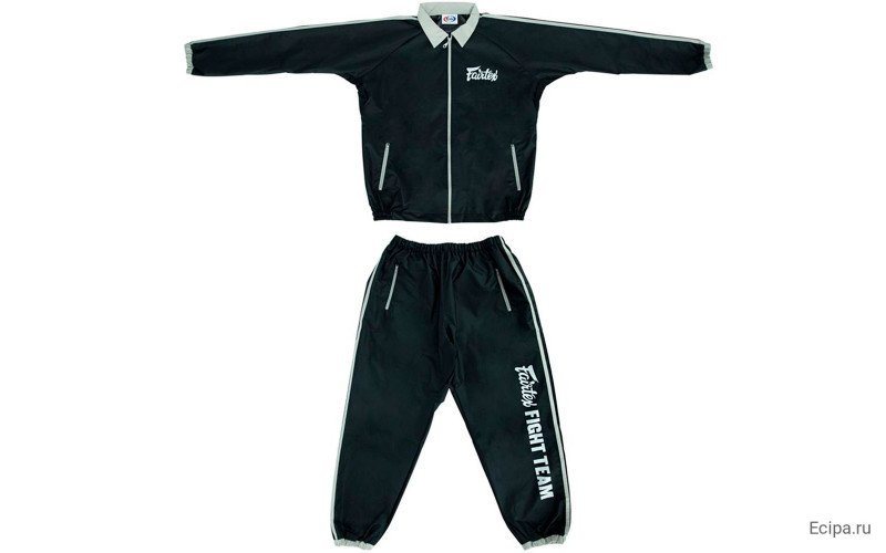 Костюм сауна Fairtex VS4 black gray XL